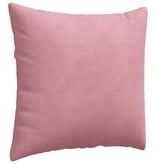 VidaXL Sofa Kussens 2 pcs Roze 50 x 50 cm Katoen Stof