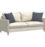 VidaXL Sofa Kussens 2 pcs Donkergrijs 50 x 50 cm Katoen Stof