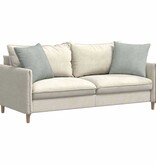 VidaXL Sofa Kussens 2 pcs Lichtgrijs 50 x 50 cm Katoen Stof