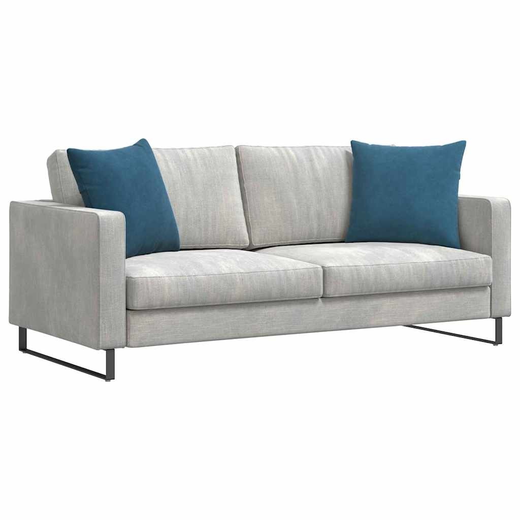 VidaXL Sofa Kussens 2 pcs Blauw 50 x 50 cm Katoen Stof