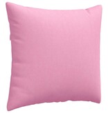 VidaXL Sofa Kussens 2 pcs Roze 50 x 50 cm Stof