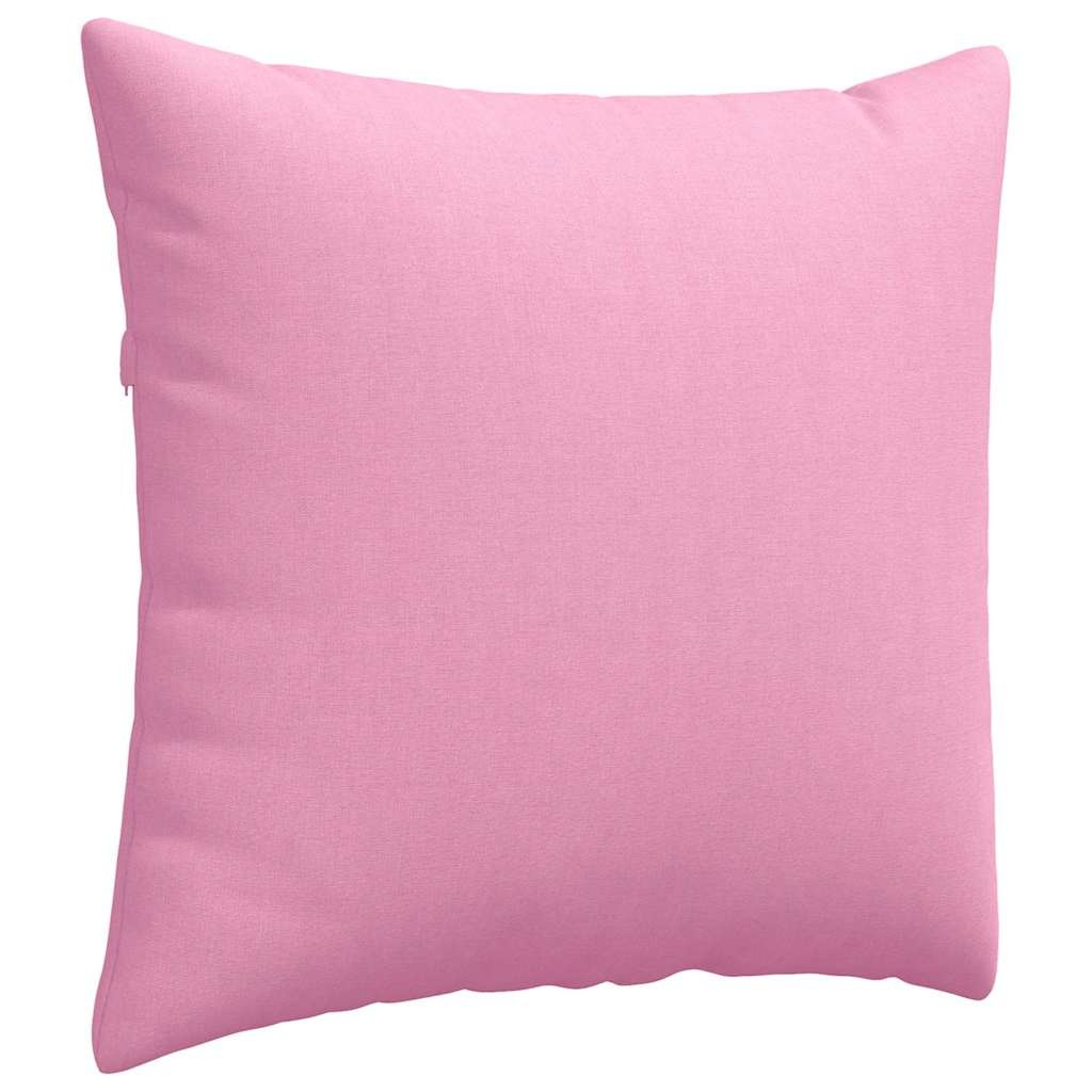 VidaXL Sofa Kussens 2 pcs Roze 50 x 50 cm Stof