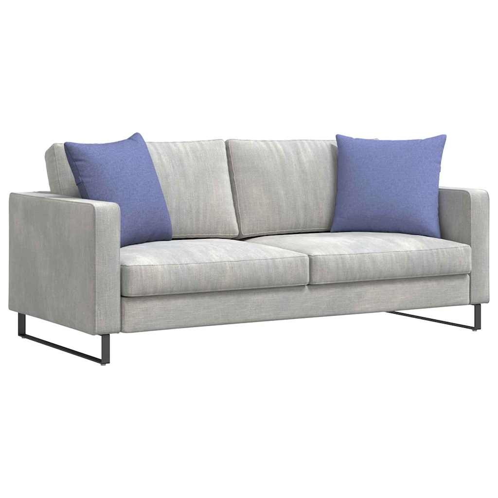 VidaXL Sofa Kussens 2 pcs Blauw 50 x 50 cm Stof