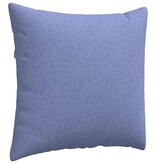 VidaXL Sofa Kussens 2 pcs Blauw 50 x 50 cm Stof