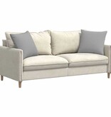 VidaXL Sofa Kussens 2 pcs Grijs 50 x 50 cm Stof