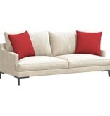 VidaXL Sofa Kussens 2 pcs Rood 50 x 50 cm Stof