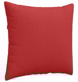 VidaXL Sofa Kussens 2 pcs Rood 50 x 50 cm Stof
