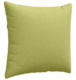 VidaXL Sofa Kussens 2 pcs Lichtgroen 50 x 50 cm Stof