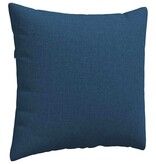 VidaXL Sofa Kussens 2 pcs Blauw 50 x 50 cm Stof