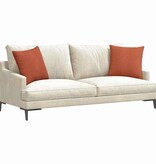 VidaXL Sofa Kussens 2 pcs Rood-oranje 45 x 45 cm Katoen Stof