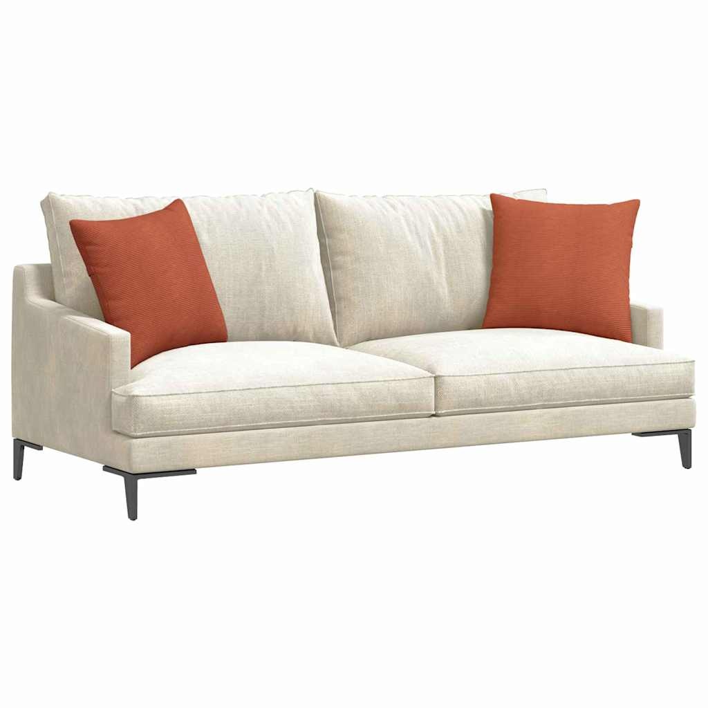 VidaXL Sofa Kussens 2 pcs Rood-oranje 45 x 45 cm Katoen Stof