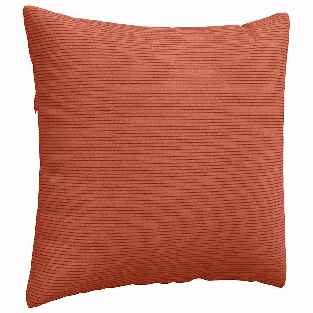 VidaXL Sofa Kussens 2 pcs Rood-oranje 45 x 45 cm Katoen Stof