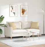 VidaXL Sofa Kussens 2 pcs Grijs groen 45 x 45 cm Katoen Stof