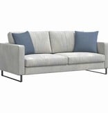 VidaXL Sofa Kussens 2 pcs Blauw 45 x 45 cm Katoen Stof
