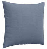 VidaXL Sofa Kussens 2 pcs Blauw 45 x 45 cm Katoen Stof
