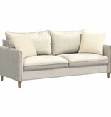 VidaXL Sofa Kussens 2 pcs Crème 45 x 45 cm Katoen Stof