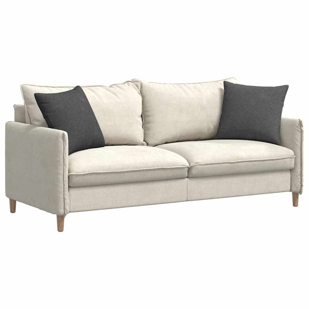 VidaXL Sofa Kussens 2 pcs Donkergrijs 45 x 45 cm Katoen Stof