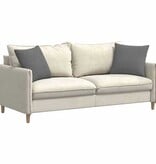 VidaXL Sofa Kussens 2 pcs Donkergrijs 45 x 45 cm Stof