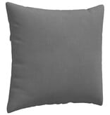 VidaXL Sofa Kussens 2 pcs Donkergrijs 45 x 45 cm Stof