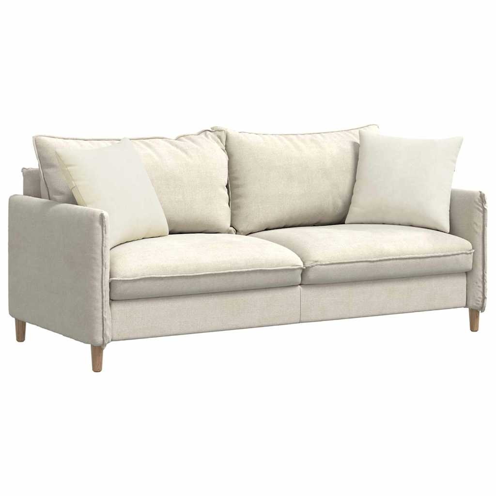 VidaXL Sofa Kussens 2 pcs Crème 45 x 45 cm Katoen Stof