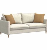 VidaXL Sofa Kussens 2 pcs Bruin 45 x 45 cm Katoen Stof