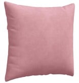 VidaXL Sofa Kussens 2 pcs Roze 45 x 45 cm Katoen Stof