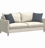 VidaXL Sofa Kussens 2 pcs Donkergrijs 45 x 45 cm Katoen Stof