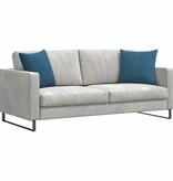 VidaXL Sofa Kussens 2 pcs Blauw 45 x 45 cm Katoen Stof