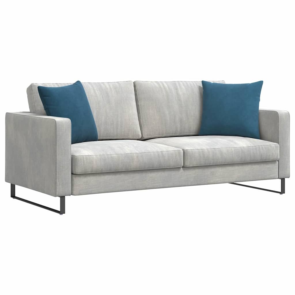 VidaXL Sofa Kussens 2 pcs Blauw 45 x 45 cm Katoen Stof