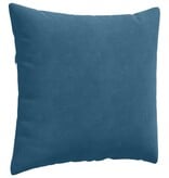 VidaXL Sofa Kussens 2 pcs Blauw 45 x 45 cm Katoen Stof