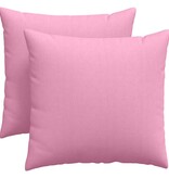 VidaXL Sofa Kussens 2 pcs Roze 45 x 45 cm Stof