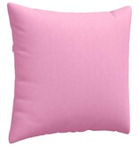 VidaXL Sofa Kussens 2 pcs Roze 45 x 45 cm Stof