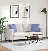 VidaXL Sofa Kussens 2 pcs Blauw 45 x 45 cm Stof