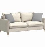 VidaXL Sofa Kussens 2 pcs Grijs 45 x 45 cm Stof
