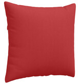VidaXL Sofa Kussens 2 pcs Rood 45 x 45 cm Stof