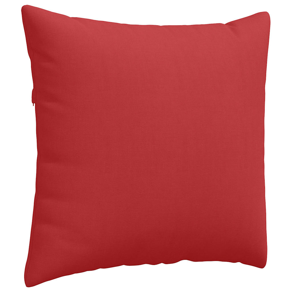 VidaXL Sofa Kussens 2 pcs Rood 45 x 45 cm Stof