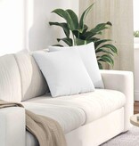 VidaXL Sofa Kussens 2 pcs Wit 45 x 45 cm Stof