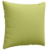 VidaXL Sofa Kussens 2 pcs Lichtgroen 45 x 45 cm Stof
