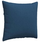 VidaXL Sofa Kussens 2 pcs Blauw 45 x 45 cm Stof