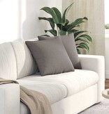 VidaXL Sofa Kussens 2 pcs Taupe 45 x 45 cm Stof