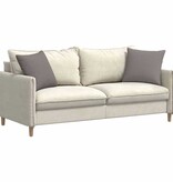 VidaXL Sofa Kussens 2 pcs Taupe 45 x 45 cm Stof
