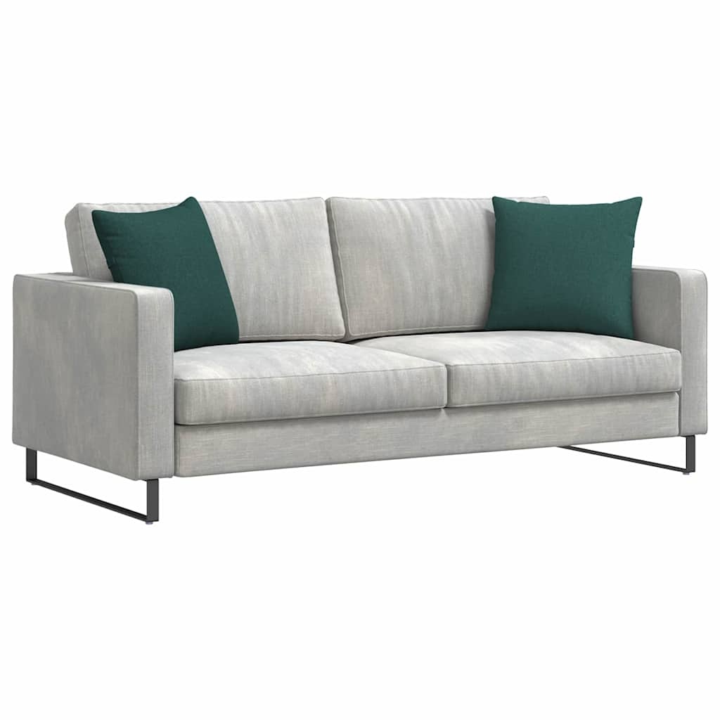 VidaXL Sofa Kussens 2 pcs Donkergroen 45 x 45 cm Stof
