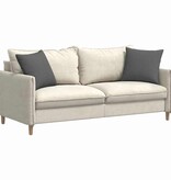 VidaXL Sofa Kussens 2 pcs Donkergrijs 45 x 45 cm Stof