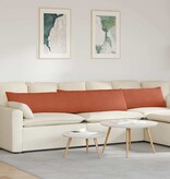 VidaXL Sofa Kussens 2 pcs Rood-oranje 200 x 40 cm Katoen Stof