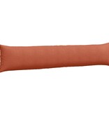 VidaXL Sofa Kussens 2 pcs Rood-oranje 200 x 40 cm Katoen Stof