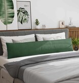 VidaXL Sofa Kussens 2 pcs Donkergroen 200 x 40 cm Katoen Stof