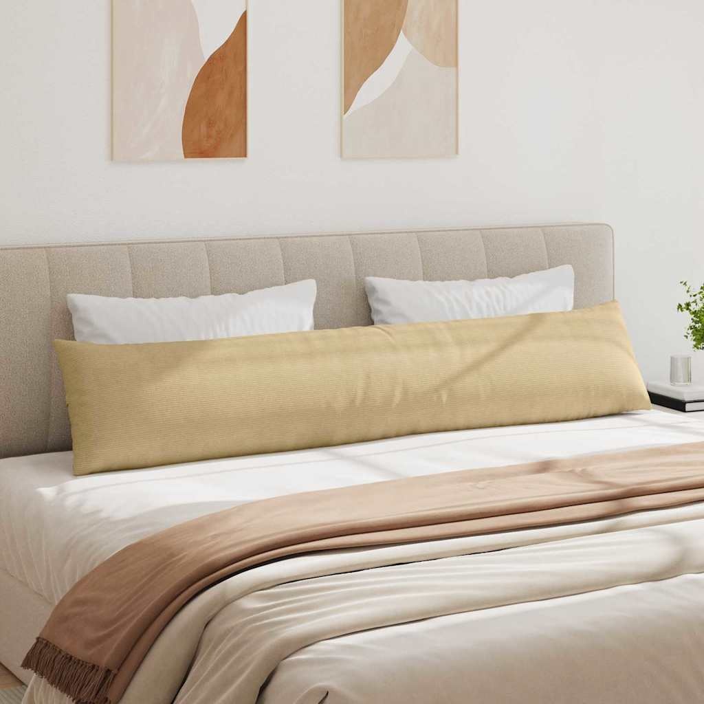 VidaXL Sofa Kussens 2 pcs Grijs groen 200 x 40 cm Katoen Stof