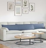 VidaXL Sofa Kussens 2 pcs Blauw 200 x 40 cm Katoen Stof