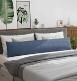 VidaXL Sofa Kussens 2 pcs Blauw 200 x 40 cm Katoen Stof