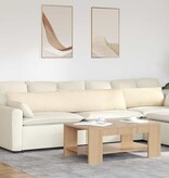 VidaXL Sofa Kussens 2 pcs Crème 200 x 40 cm Katoen Stof